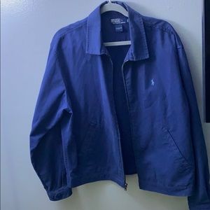Men’s polo blue jacket sz. L used .